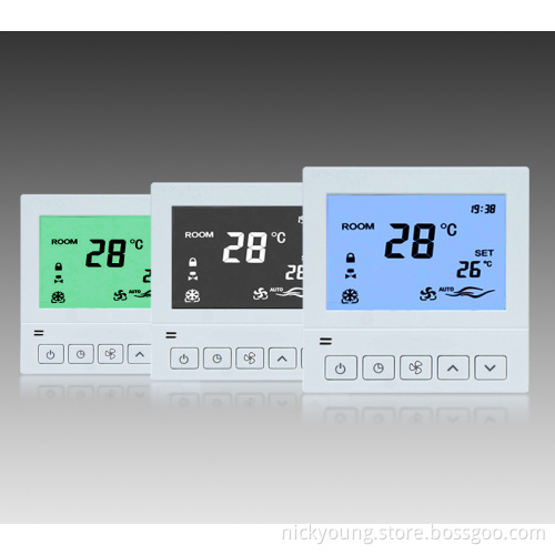 HVAC FCU WIFI LCD Touch Screen Rroom Thermostats